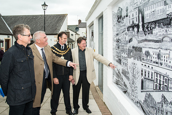 Artwork unveiled in Cockermouth.
