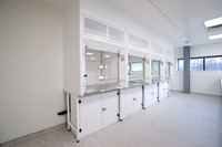 Interior view of laboratory.