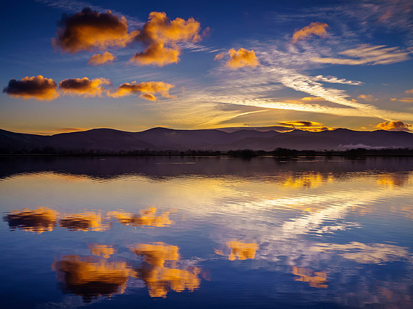 Orange cloudscape Bassenthwaite
