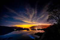 Derwentwater at night from Surprise View