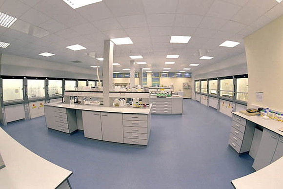 Laboratory interior, Westlakes.