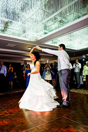 The first dance at Armathwaite Hall.